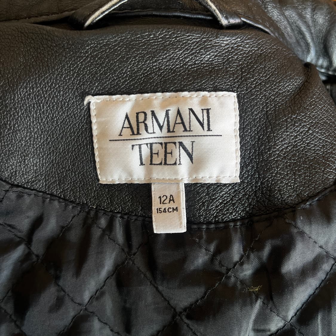 Armani teen Leather Jacket ( ~55 ) 상품이미지9
