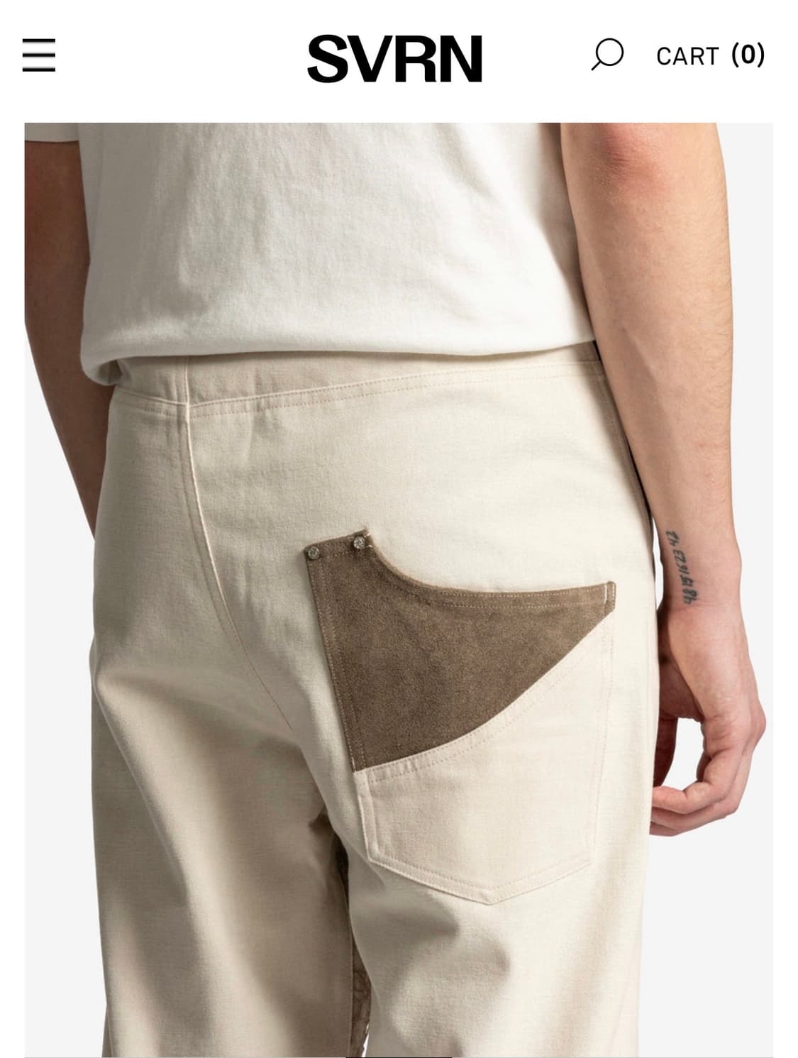 [2,3] xlim ep4 05 트라우저 아이보리 엑슬림 팬츠 상품이미지2