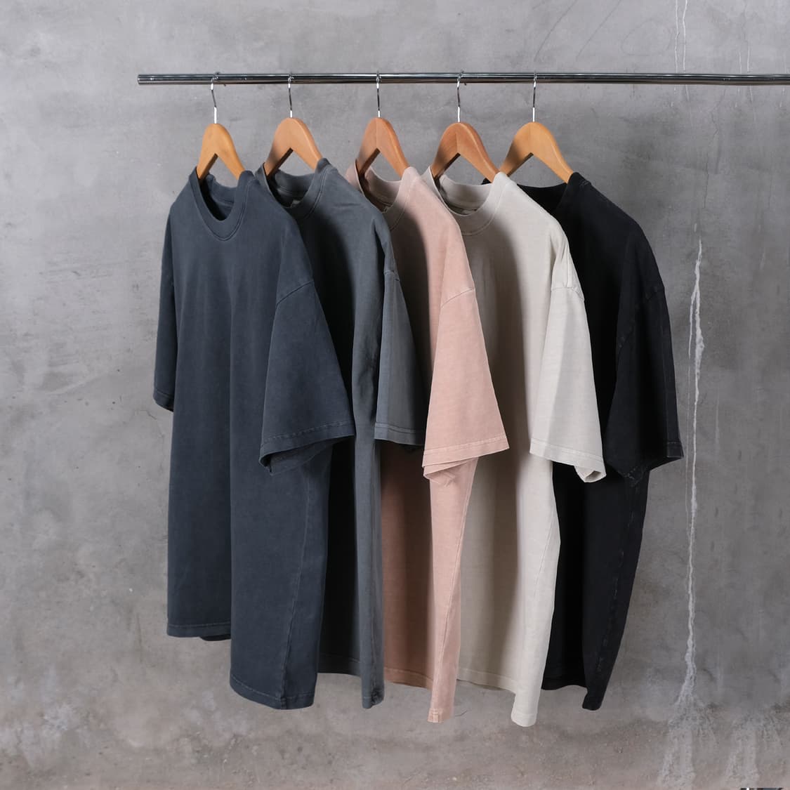 빈티지워싱 티셔츠(핑크) 상품이미지4