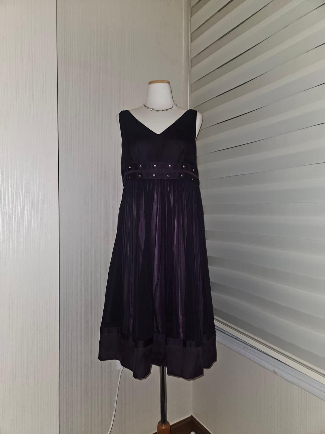 alto 미드나잇 퍼플 히메 드레스 상품이미지1