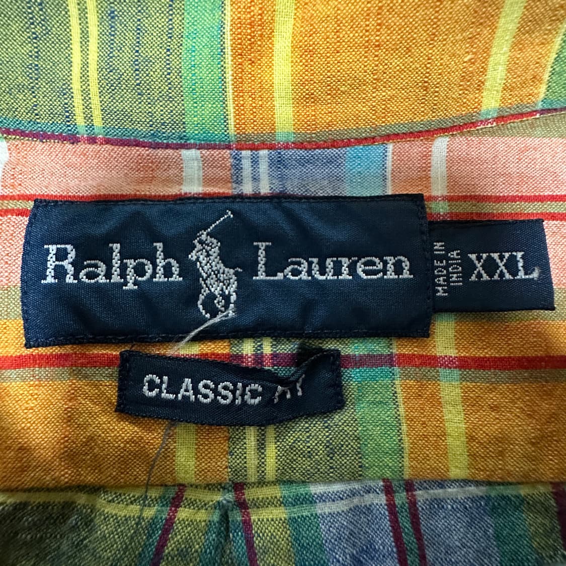 POLO RALPH LAUREN madras half shirt 상품이미지4