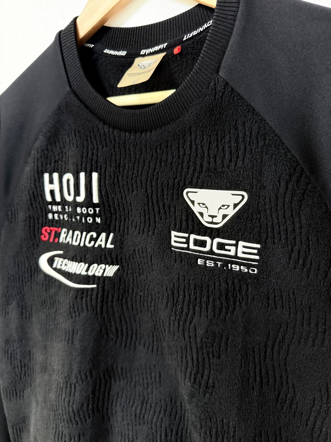 다이나핏 기능성 플리스 맨투맨 블랙 95 데일리 상품이미지3