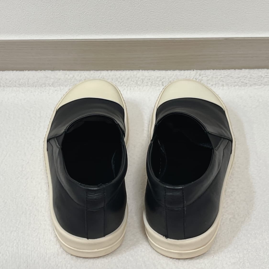 릭오웬스 16SS 스니커즈 슬립온 블랙 레더 LPO 상품이미지5