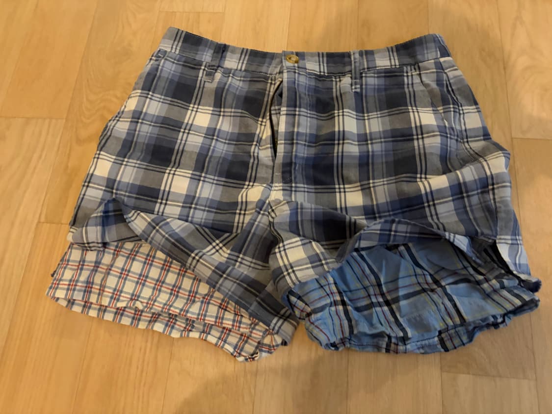 아조바이아조 체크바지 상품이미지1