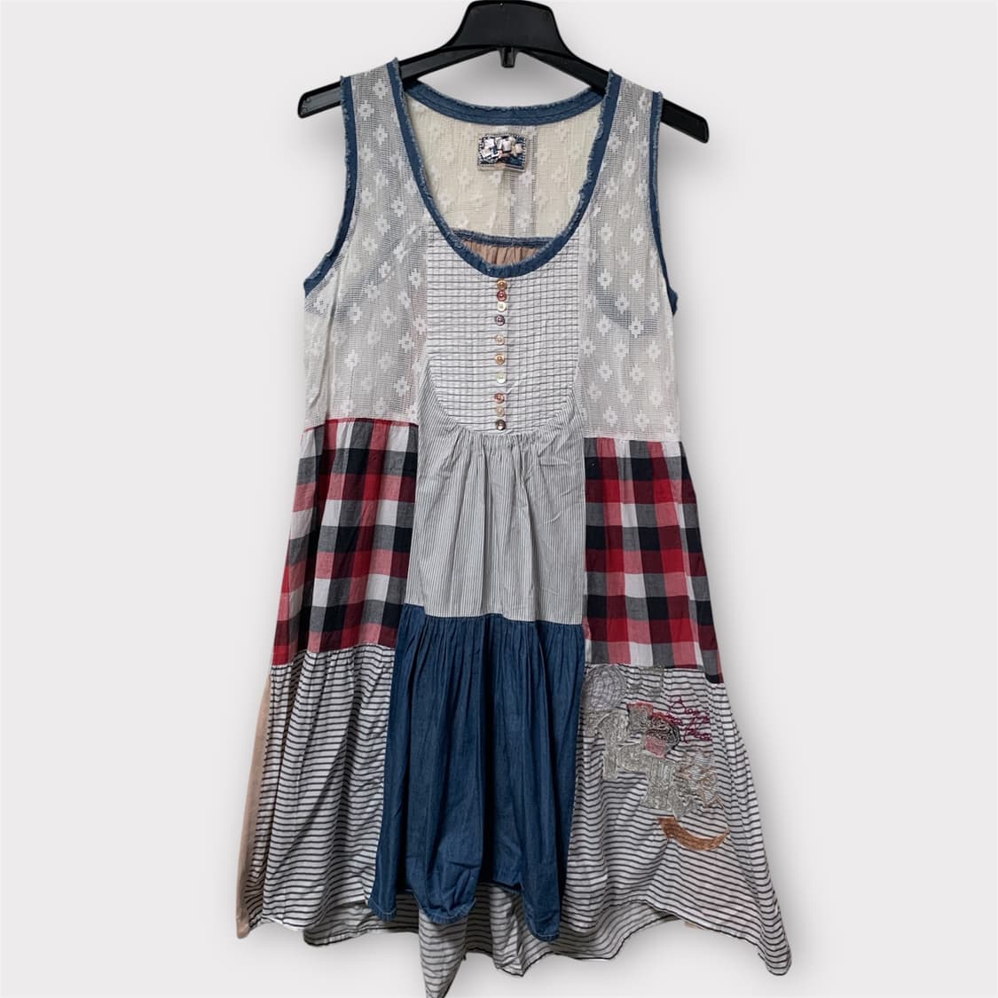 Doesigual 모리걸 패치워크 레이어드원피스 상품이미지1