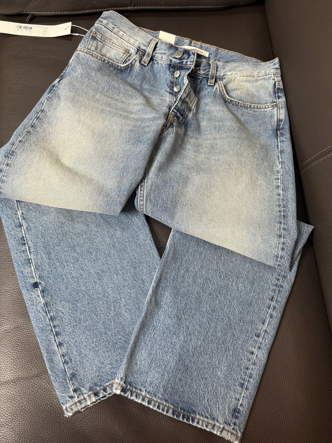 [새상품,31x30] 선플라워 루즈 데님 팬츠 내추럴 빈티지 상품이미지2