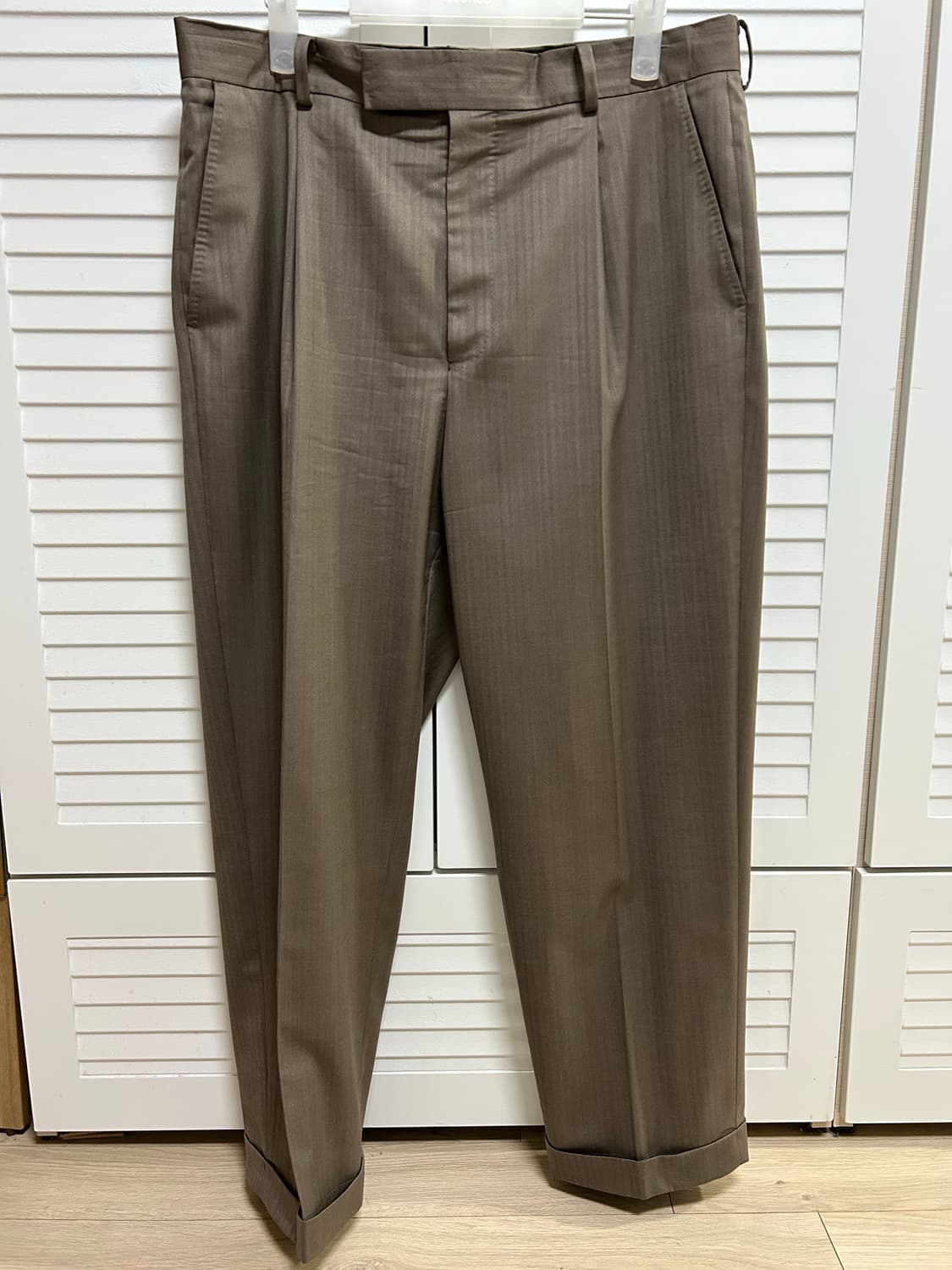 와코마리아 울 트라우져 타입2 제냐 브라운 상품이미지1