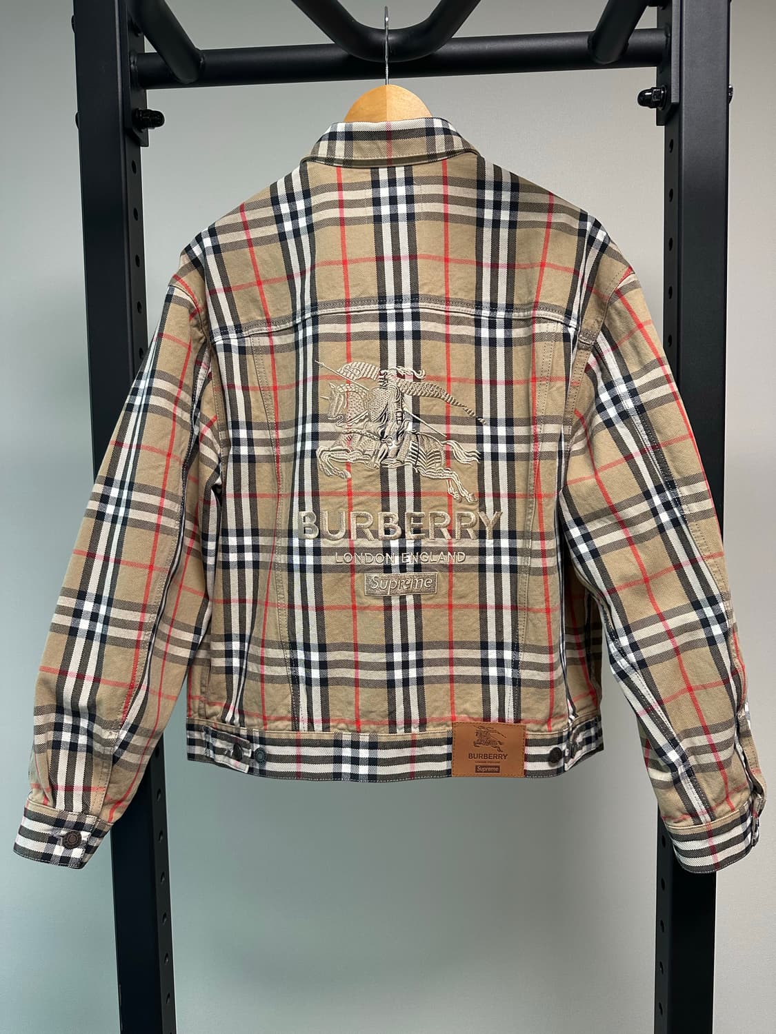 슈프림 버버리 데님 트러커 상품이미지2