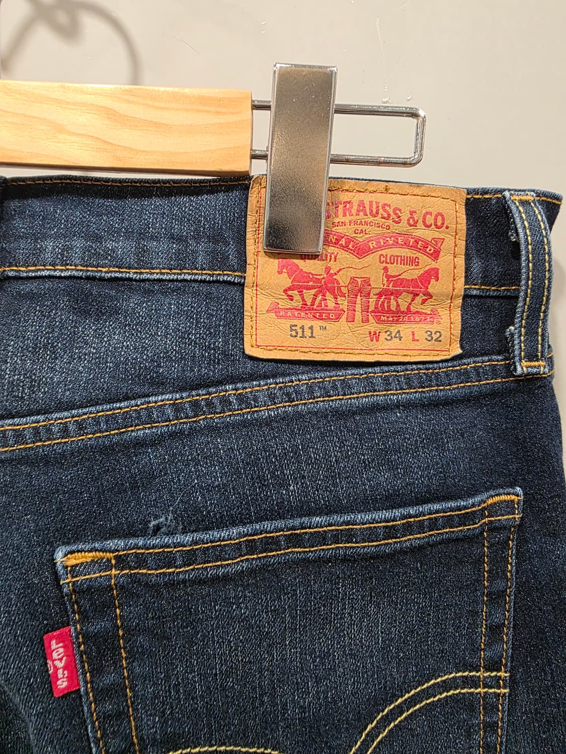 리바이스(Levi's) 511 진청 청바지 상품이미지3