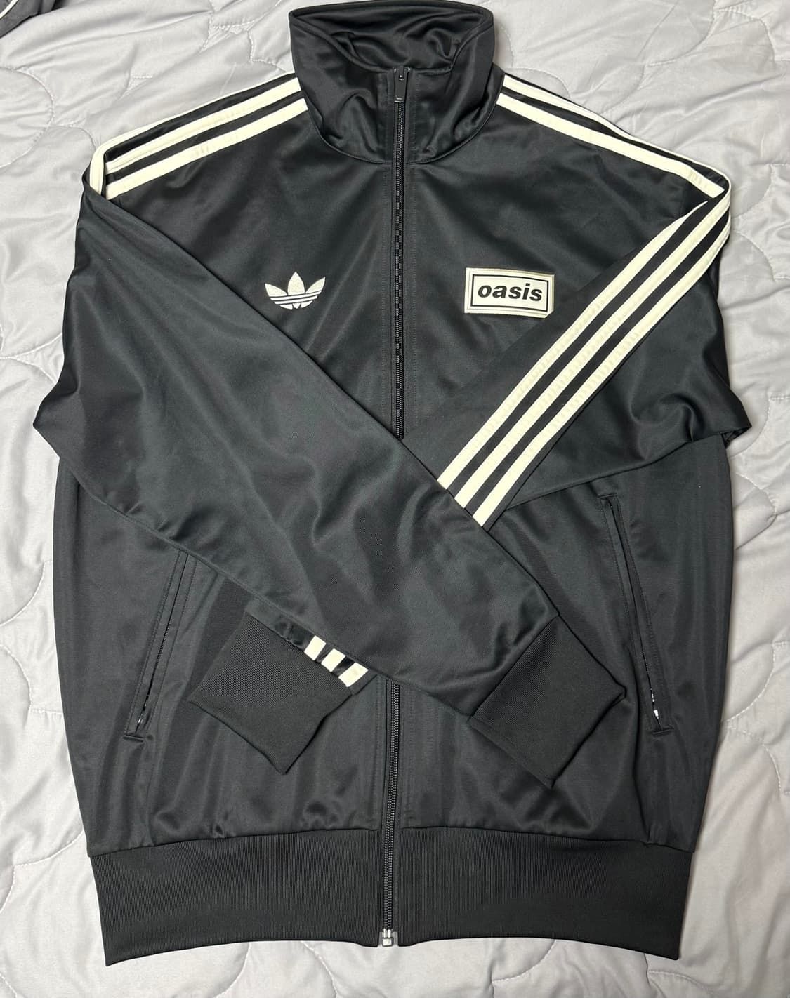 ( 최상 상태 S ) 아디다스 x 오아시스 투어 파이어버드 트랙 탑 블랙 상품이미지1