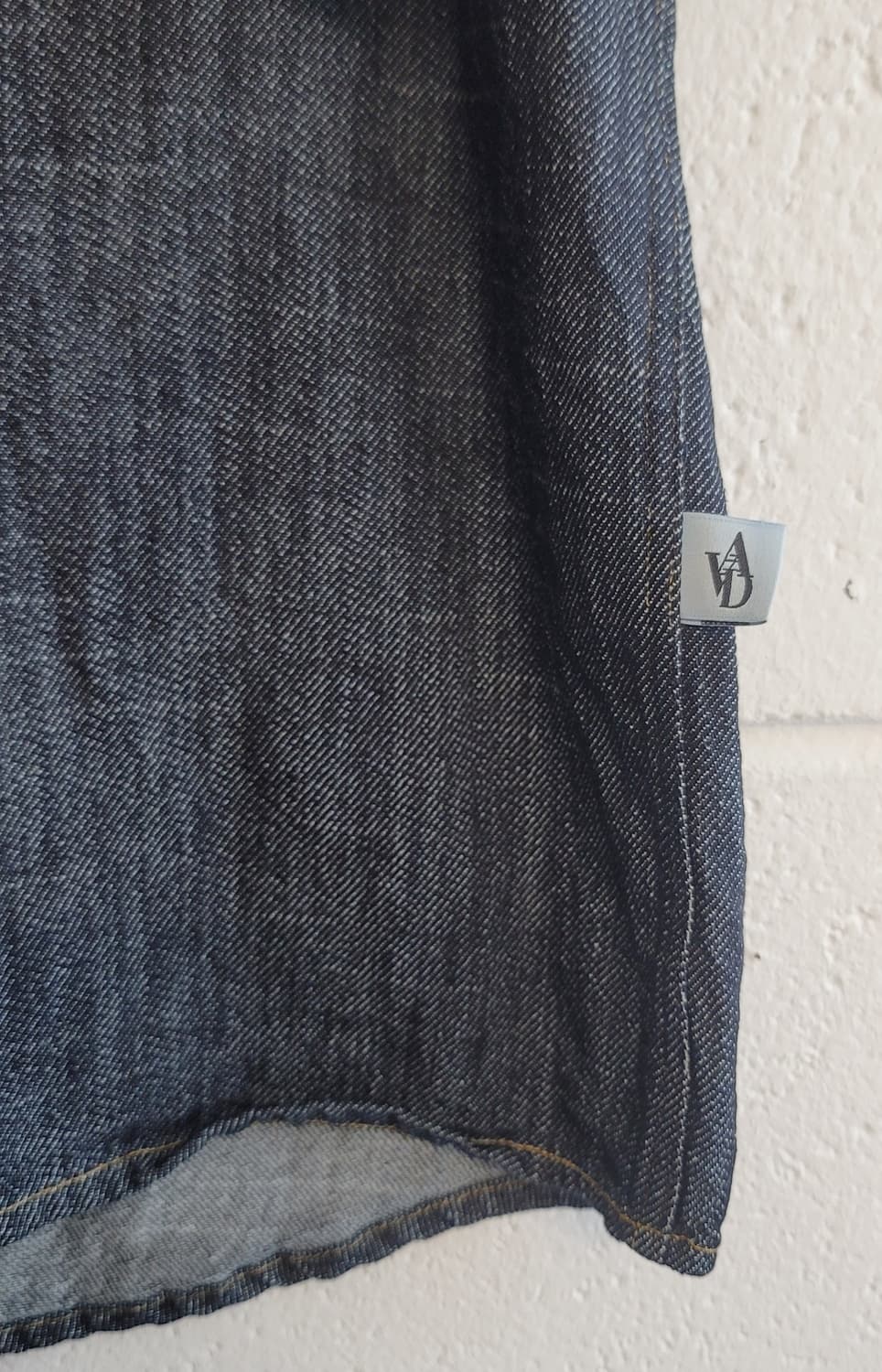 어반드레스 쿨링 블랙데님(흑청.면) 루즈핏 반팔 캐주얼셔츠 판매 상품이미지5