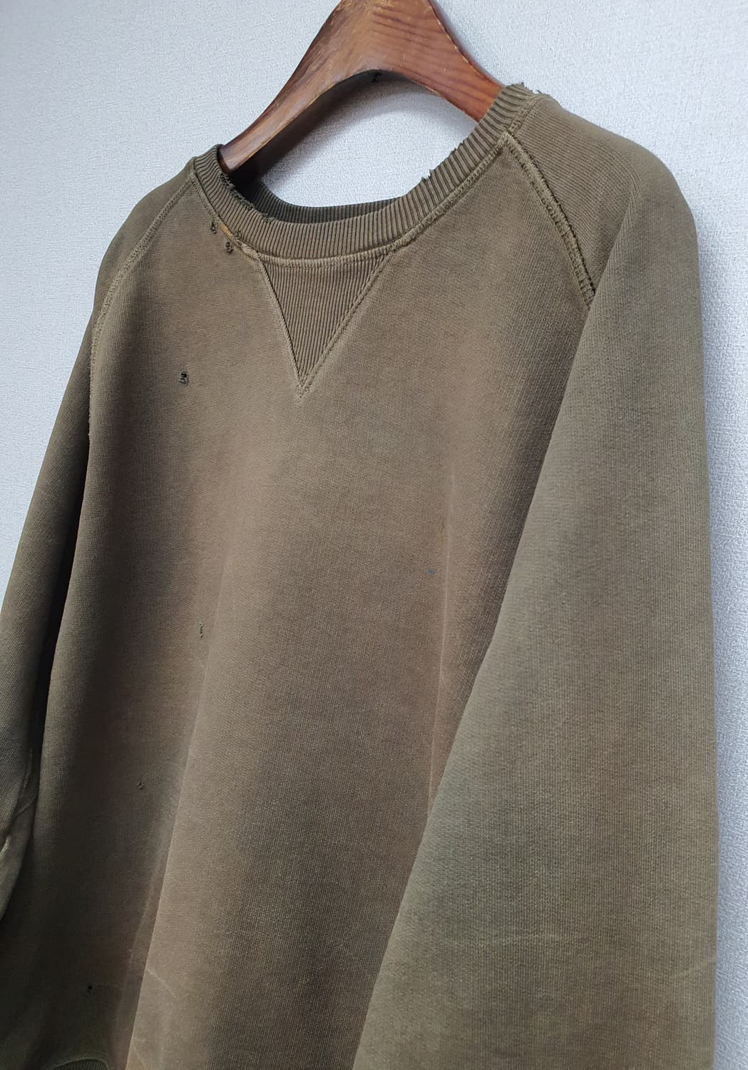 나이젤카본 맨투맨 스웻 빈티지 커스텀[하드워싱/썬페이딩/디스트로이드] 상품이미지6