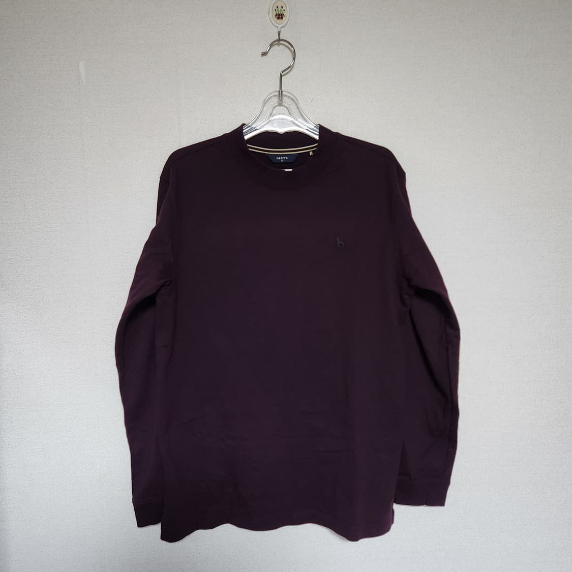 헤지스 슬리브 티 긴팔티 남100 상품이미지1