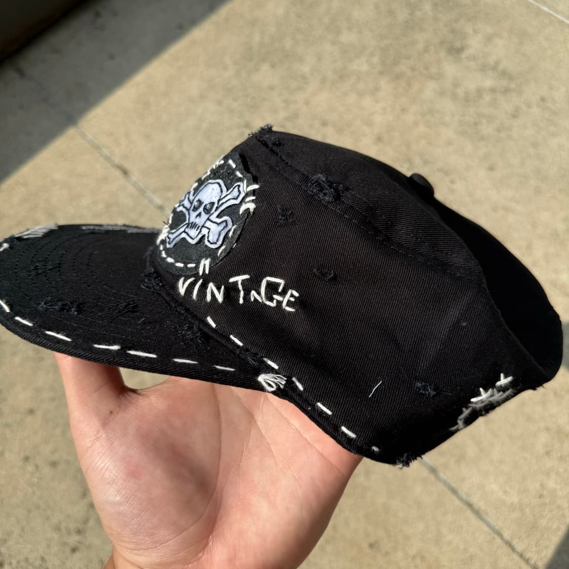[사시코 커스텀] VINT-DEATH Field Cap 상품이미지3