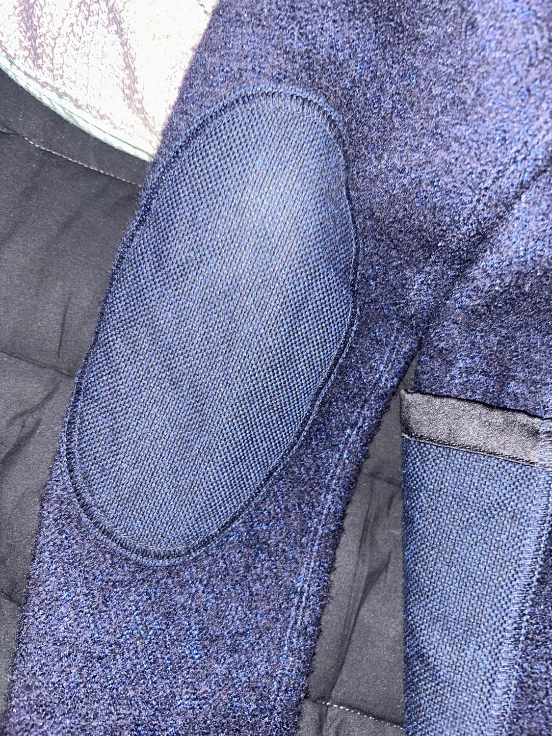 준야 와타나베 X 꼼데가르송 울 엘보우 패치 가디건 상품이미지4