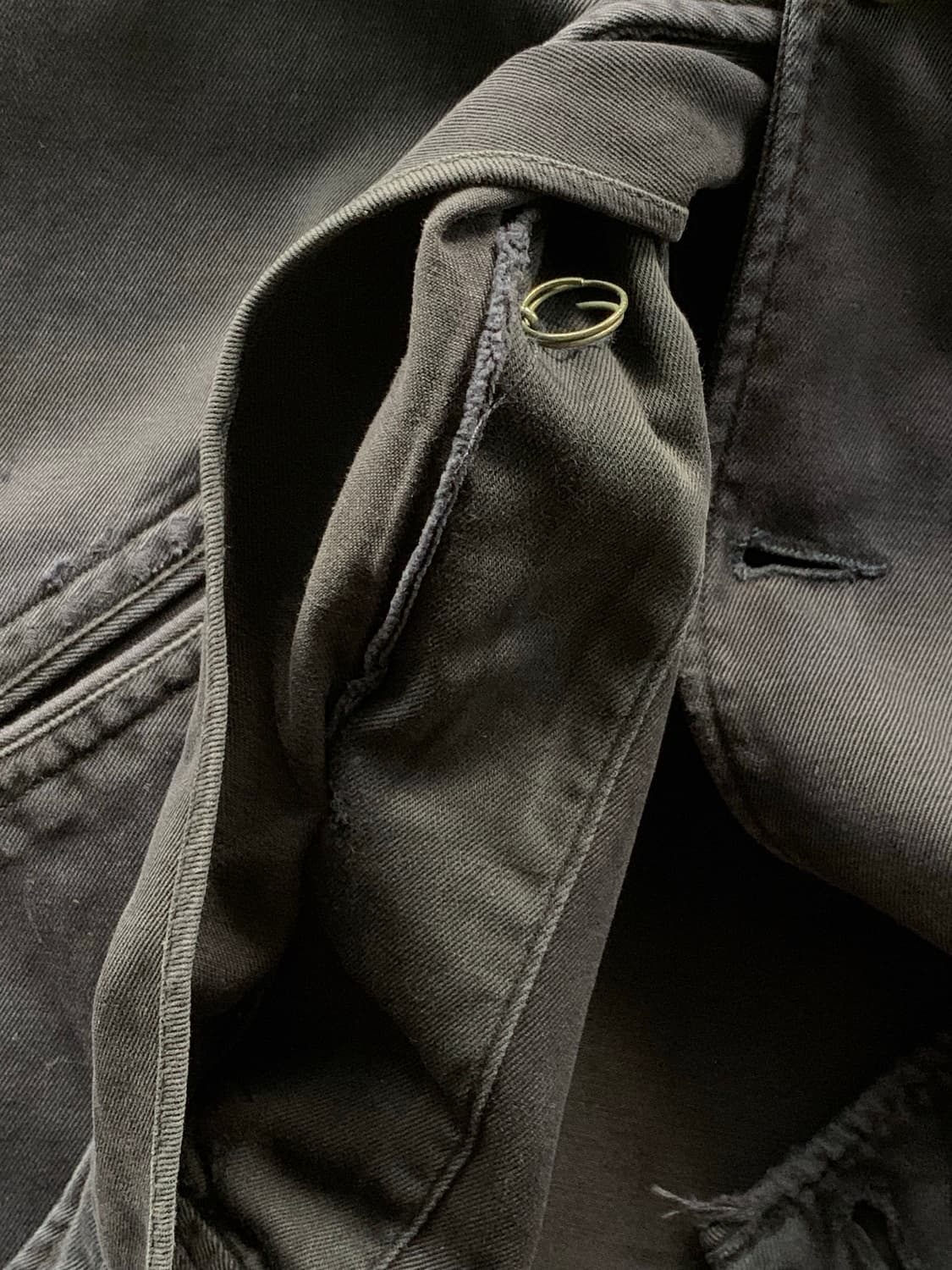 40s 미군 의료용 회복복 자켓 네이비 상품이미지5