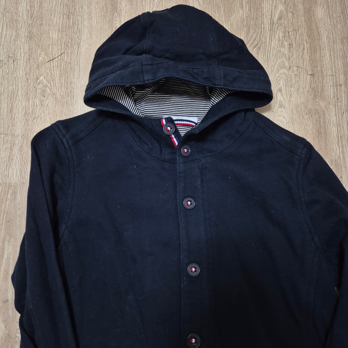 쉽스 여성 모직 버튼 후드집업 XL(105) 상품이미지2