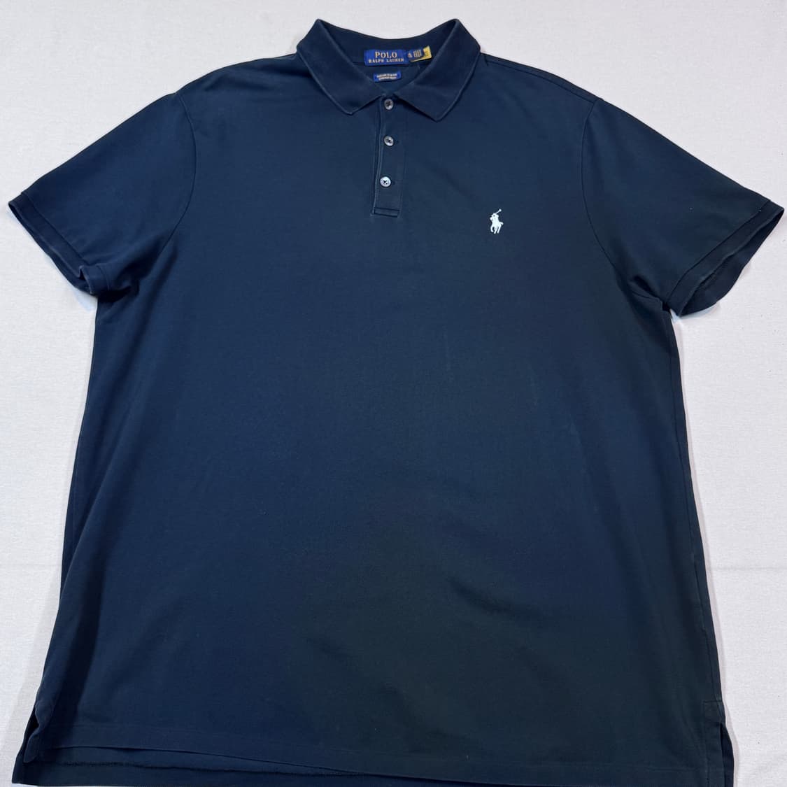 XL) 폴로 랄프로렌 클래식 반팔 카라티 PK 블랙 신형 상품이미지2
