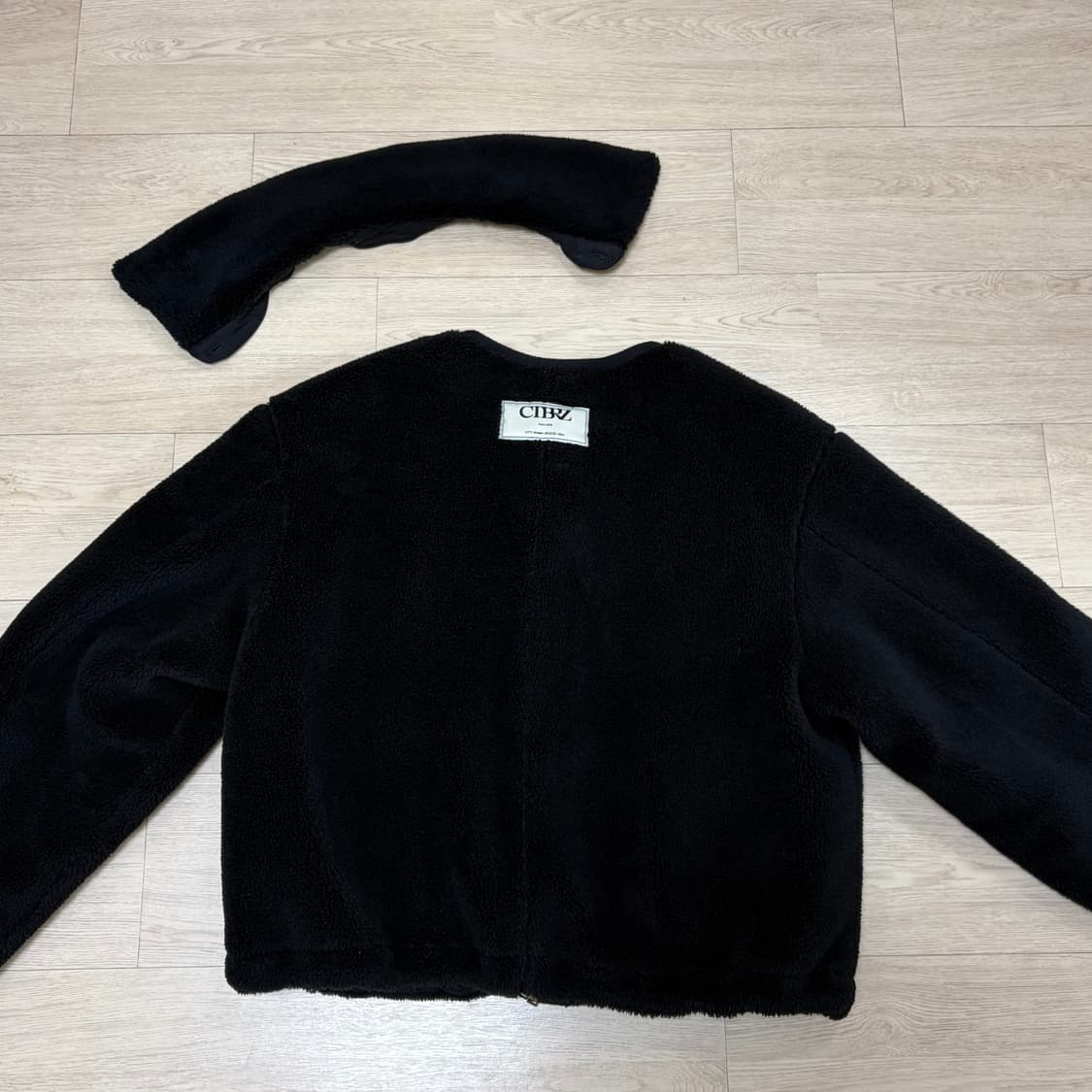 시티브리즈 디테쳐블 플리스 점퍼_BLACK_free 상품이미지3