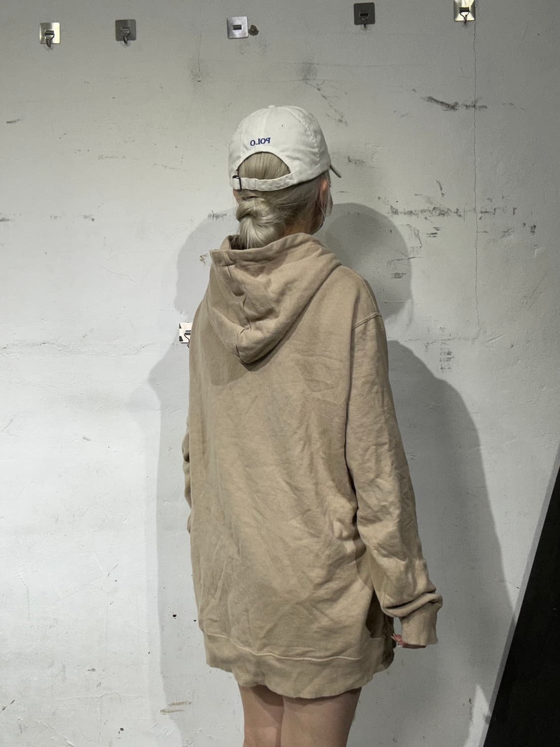 챔피온 켈리포니아 베이지 오버핏 후드티 XXL 상품이미지3