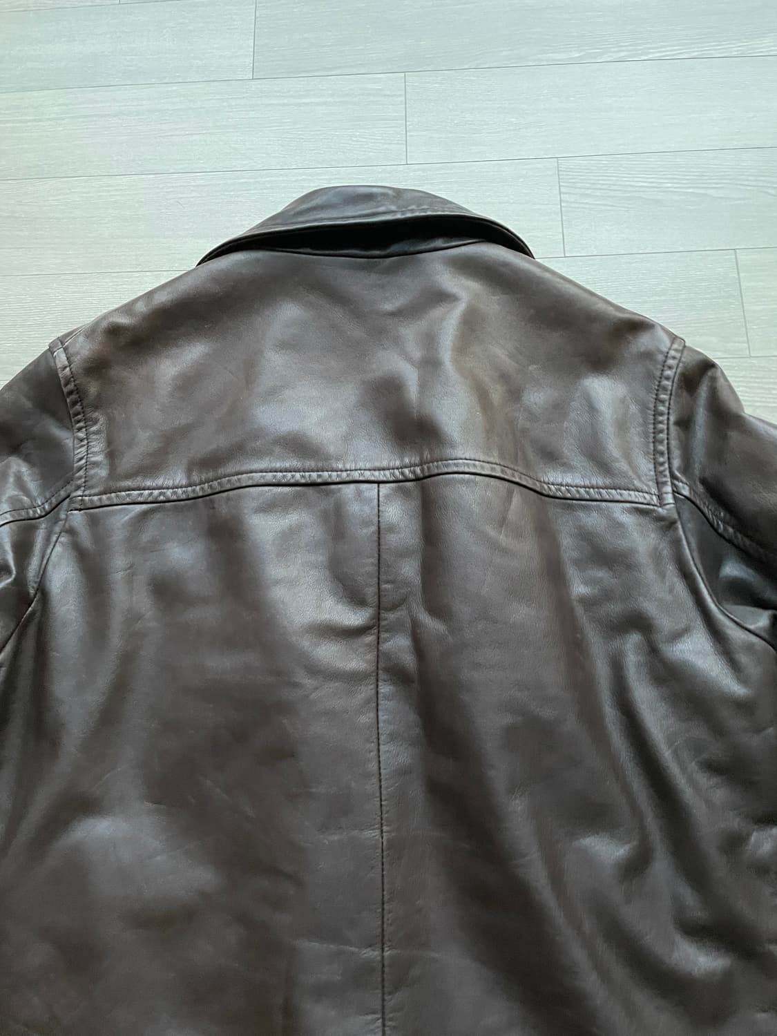 90s 올드갭 레더 카코트 브라운 gap carcoat 상품이미지8