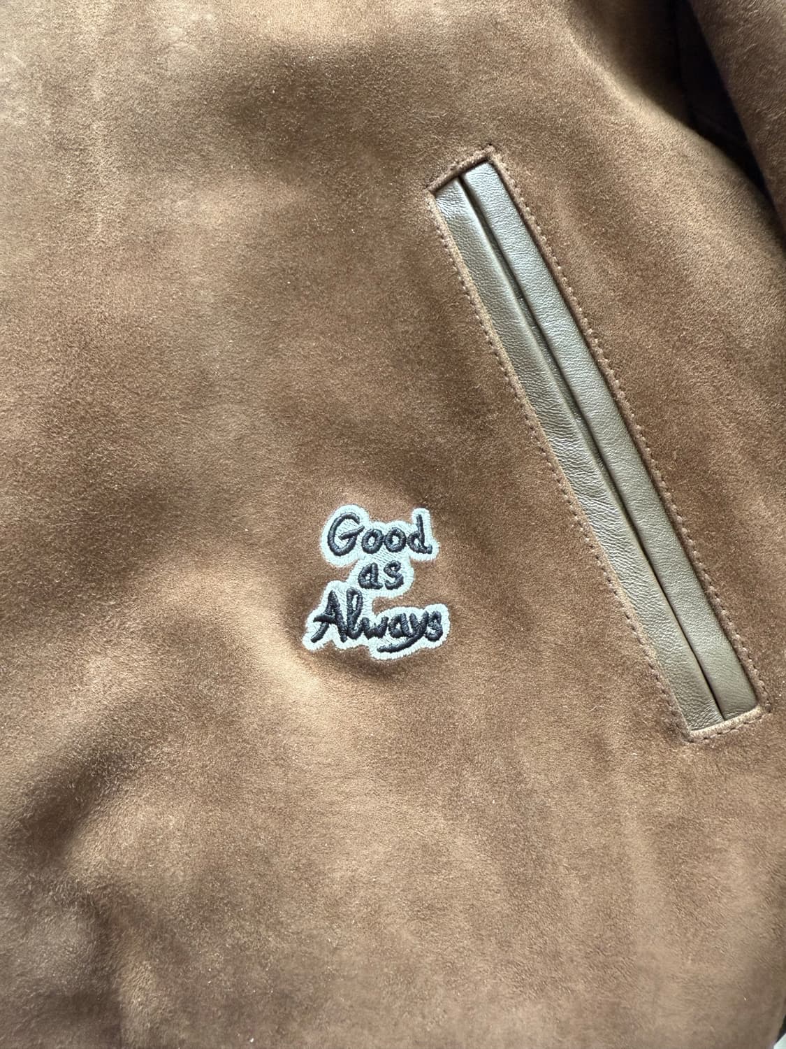 STU 스웨이드 바시티 브라운 [M] 상품이미지7