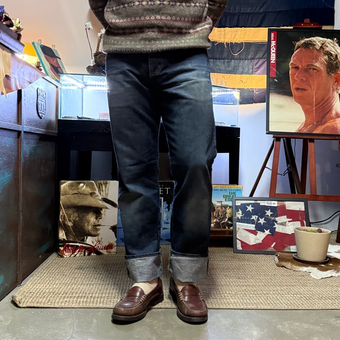 90-00’s 폴로진 데님 팬츠 32/34 상품이미지7