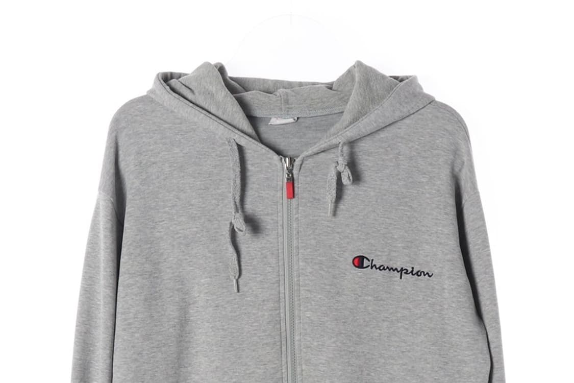 챔피언 리버스 위브 헤비웨이트 후드 집업 그레이 XL 상품이미지3