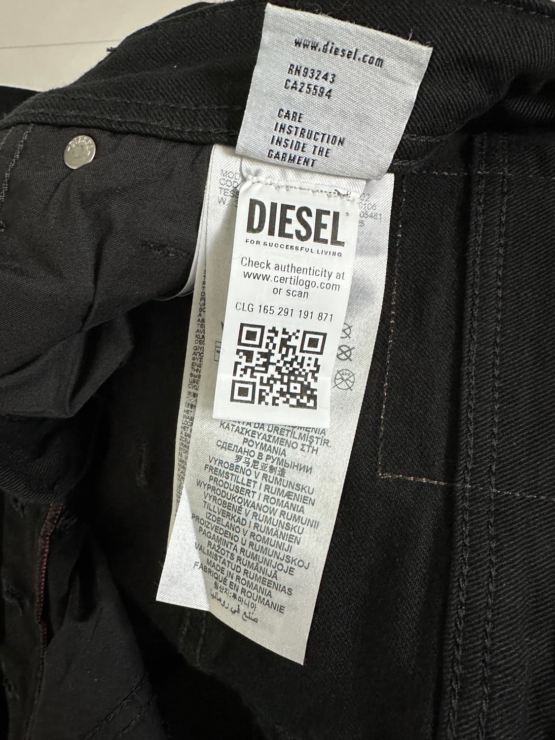 디젤 26ss 1985 larkee 레귤러 진 (30인치) 상품이미지4