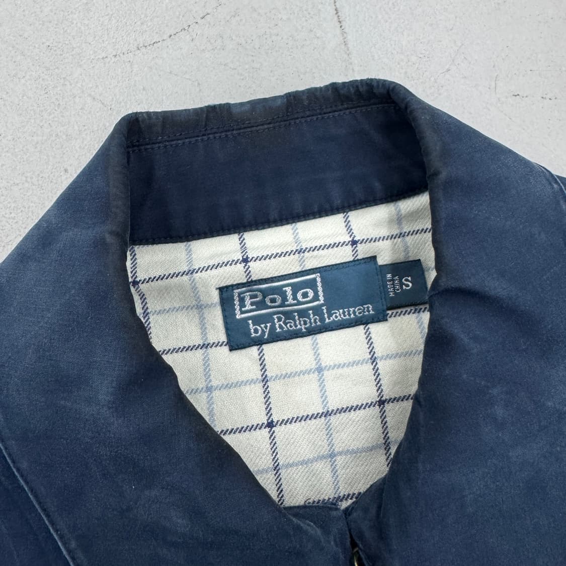 폴로 싱글 코튼 맥코트 레인코트 네이비 상품이미지7