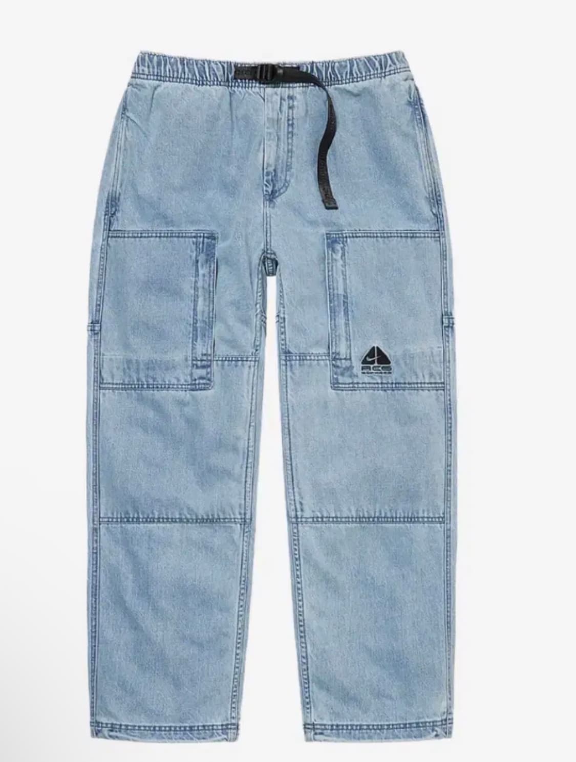 슈프림 x 나이키 ACG 벨티드 데님 팬츠 워시드 블루 - 22FW 상품이미지1