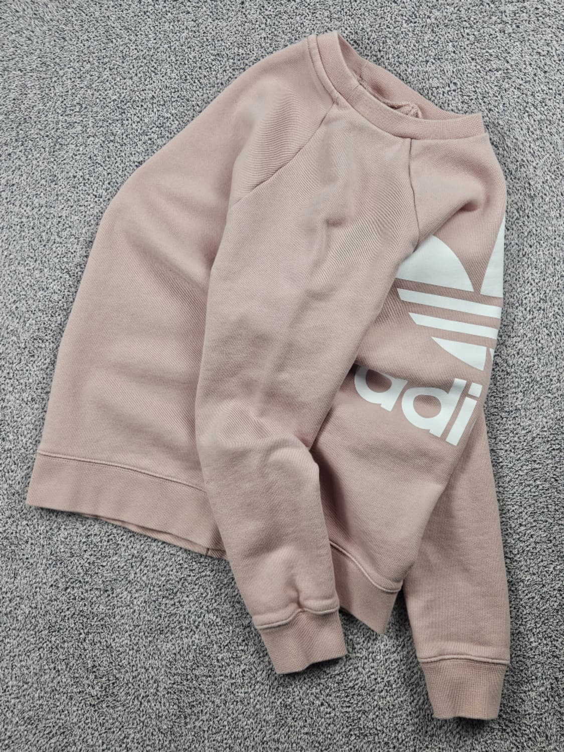 아디다스 빅 프린팅 로고 래글런 스웻 맨투맨 ( XS ) / 10163 상품이미지4