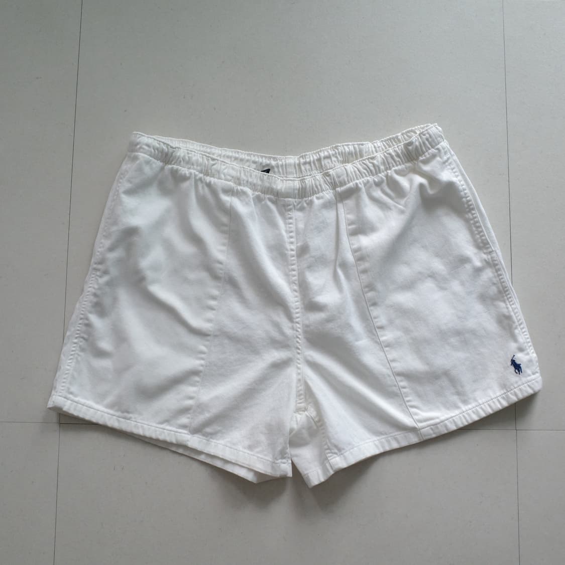 90s 폴로 랄프로렌  프렙스터 MADE IN USA 화이트 반바지 XL 상품이미지1