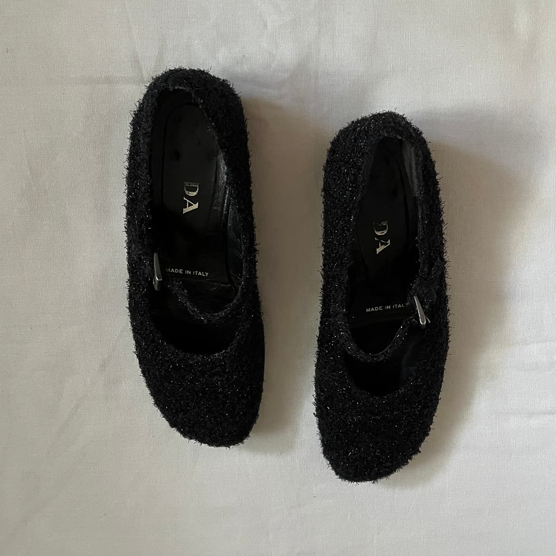 90s hairy tweed mary janes 상품이미지5