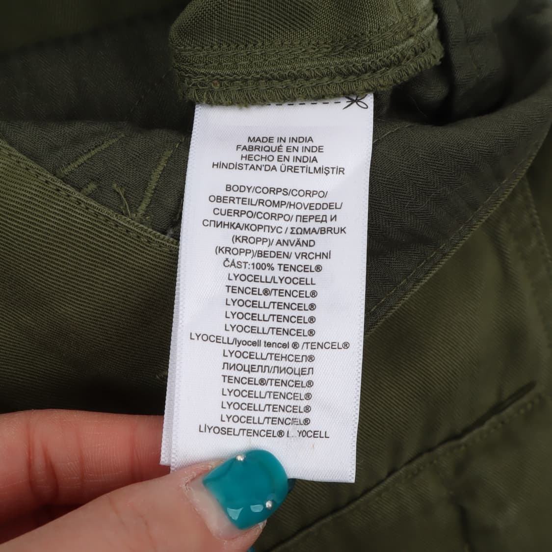 폴로 랄프로렌 카키 더블니 텐셀 파라슈트 팬츠 상품이미지8