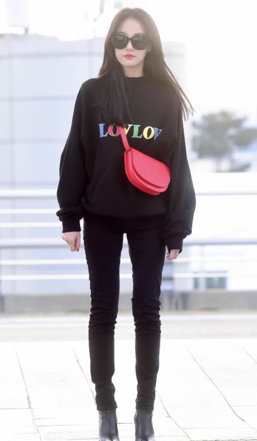 엘바테게브 레드 숄더백 상품이미지2