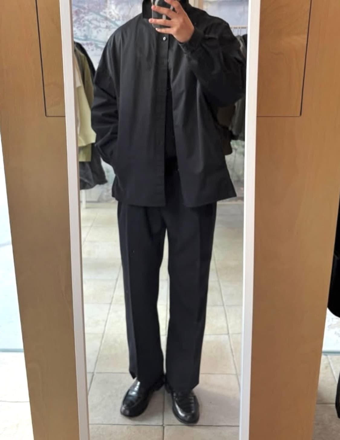NEAT X CARUSO 2-Tuck Wool Trousers Navy 상품이미지10