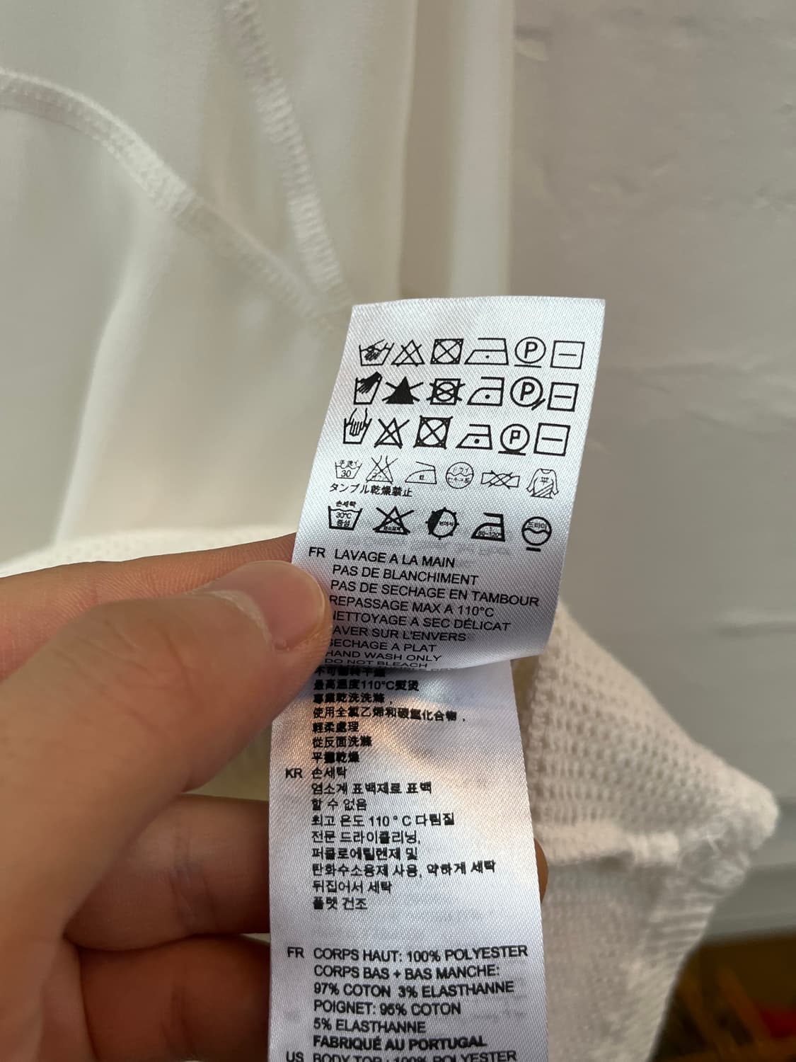 Sandro 산드로 폴리 코튼 혼방 긴팔 블라우스 1 상품이미지6