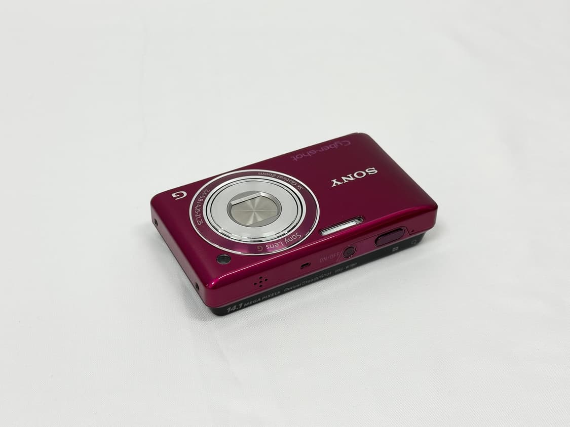 소니 빈티지 디카 사이버샷 DSC-W380 핫핑크 민트급 상품이미지5