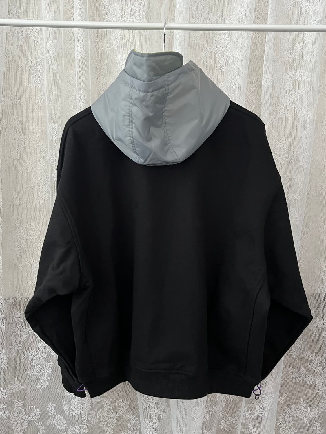 F) 미스터차일드 도킹 후드 티셔츠 블랙 상품이미지2