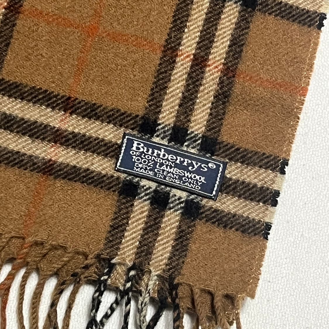 OS 버버리 램스울 노바체크 머플러 상품이미지3