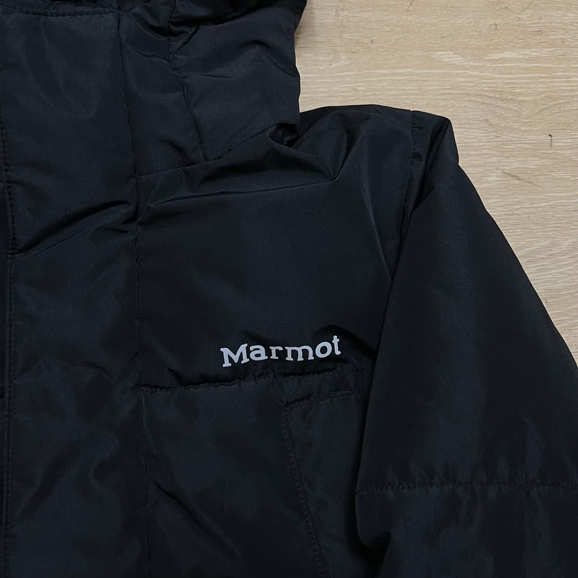 마모트 여성 옴니히트 벤치 후드 롱패딩 점퍼 [블랙] XS/85 상품이미지4