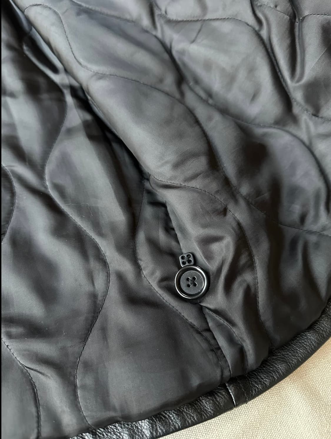 [L] 90s 올드갭 레더 카코트 상품이미지9