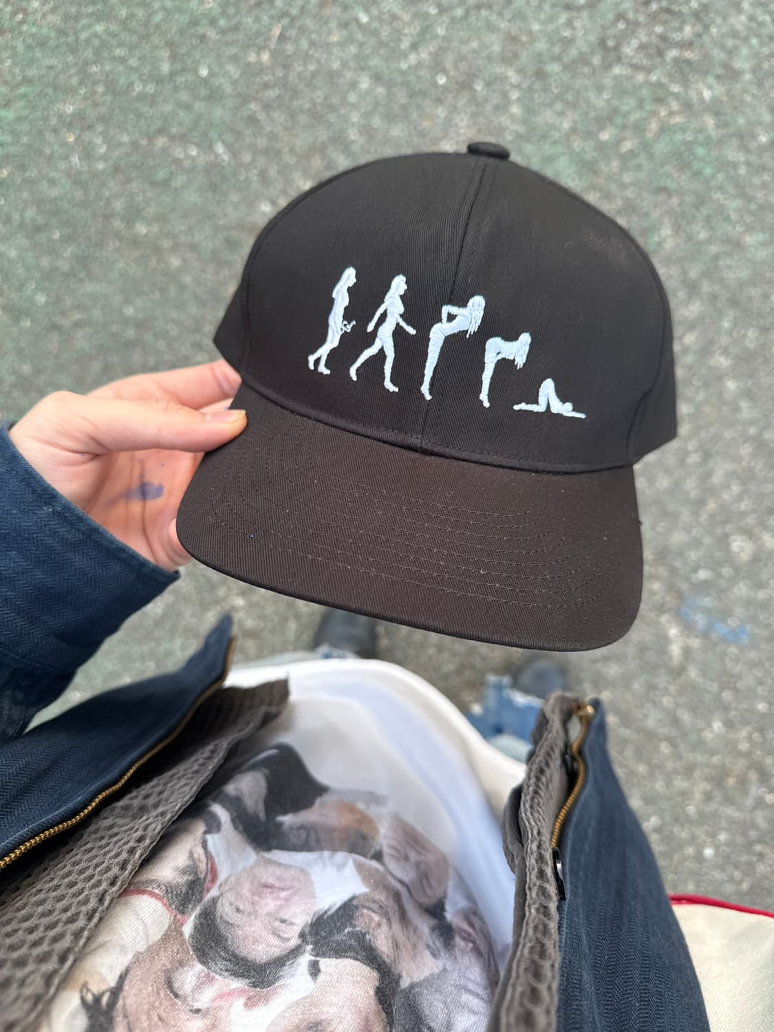 빨간줄 모자 상품이미지1