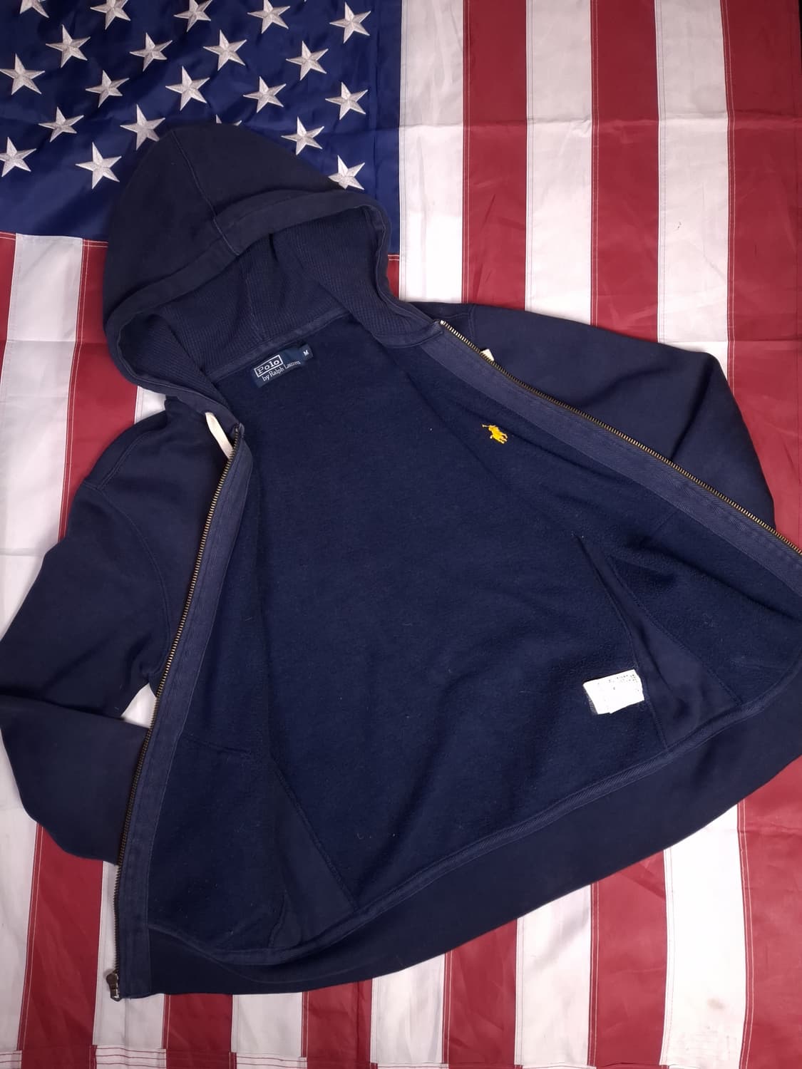 오리지날 랄프로렌폴로 와플 후드집업 상품이미지8