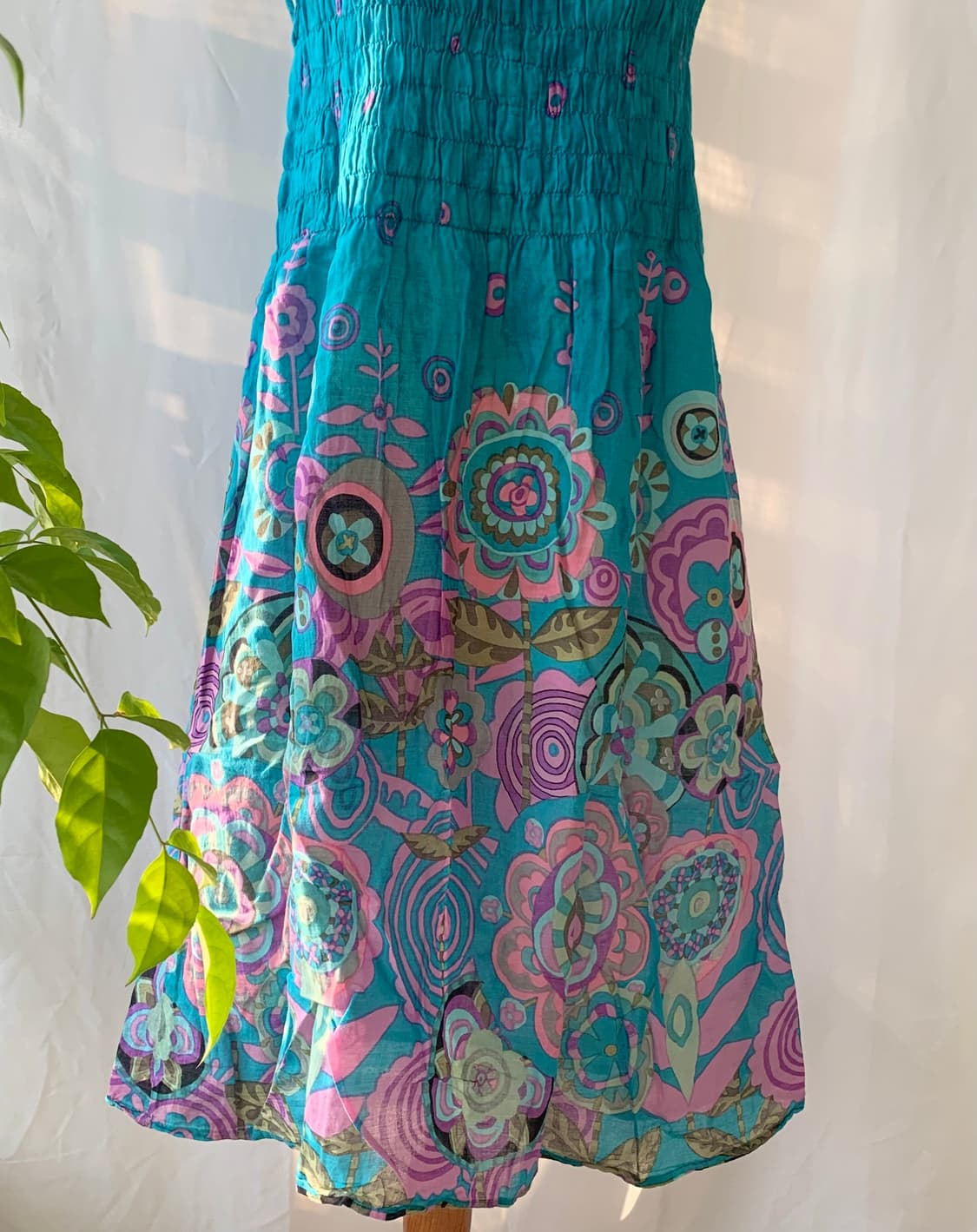 아오이유우st 청록색 원피스 상품이미지3