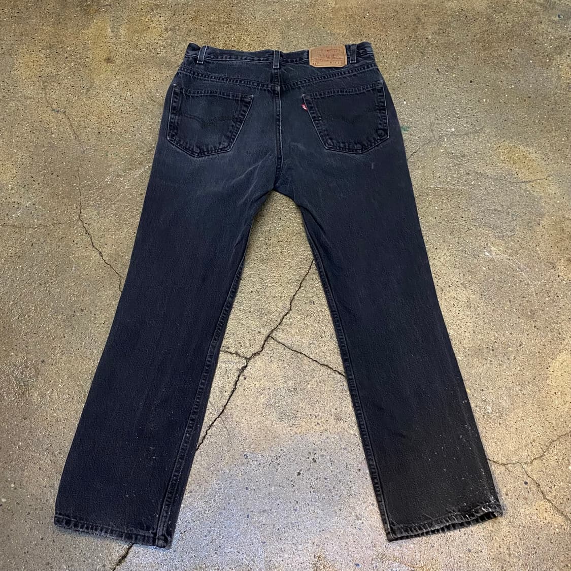미국 빈티지 리바이스 517 블랙진 청바지 상품이미지2