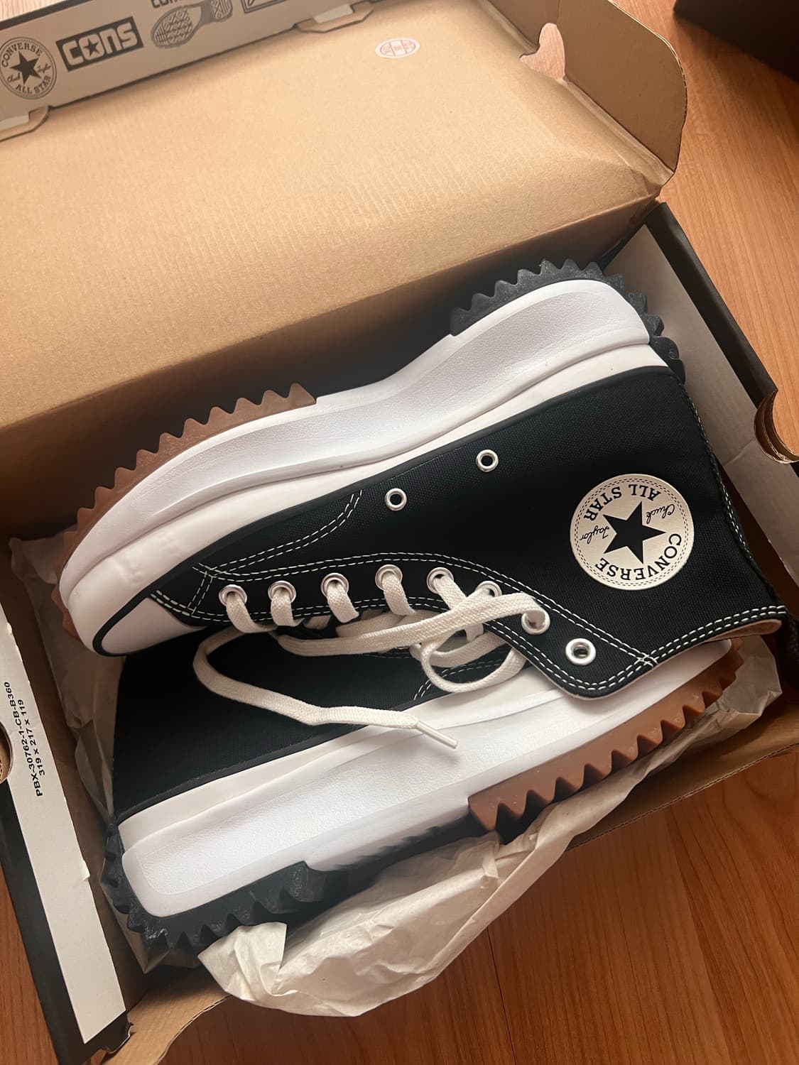 컨버스 런스타 하이크 블랙 새제품 상품이미지1