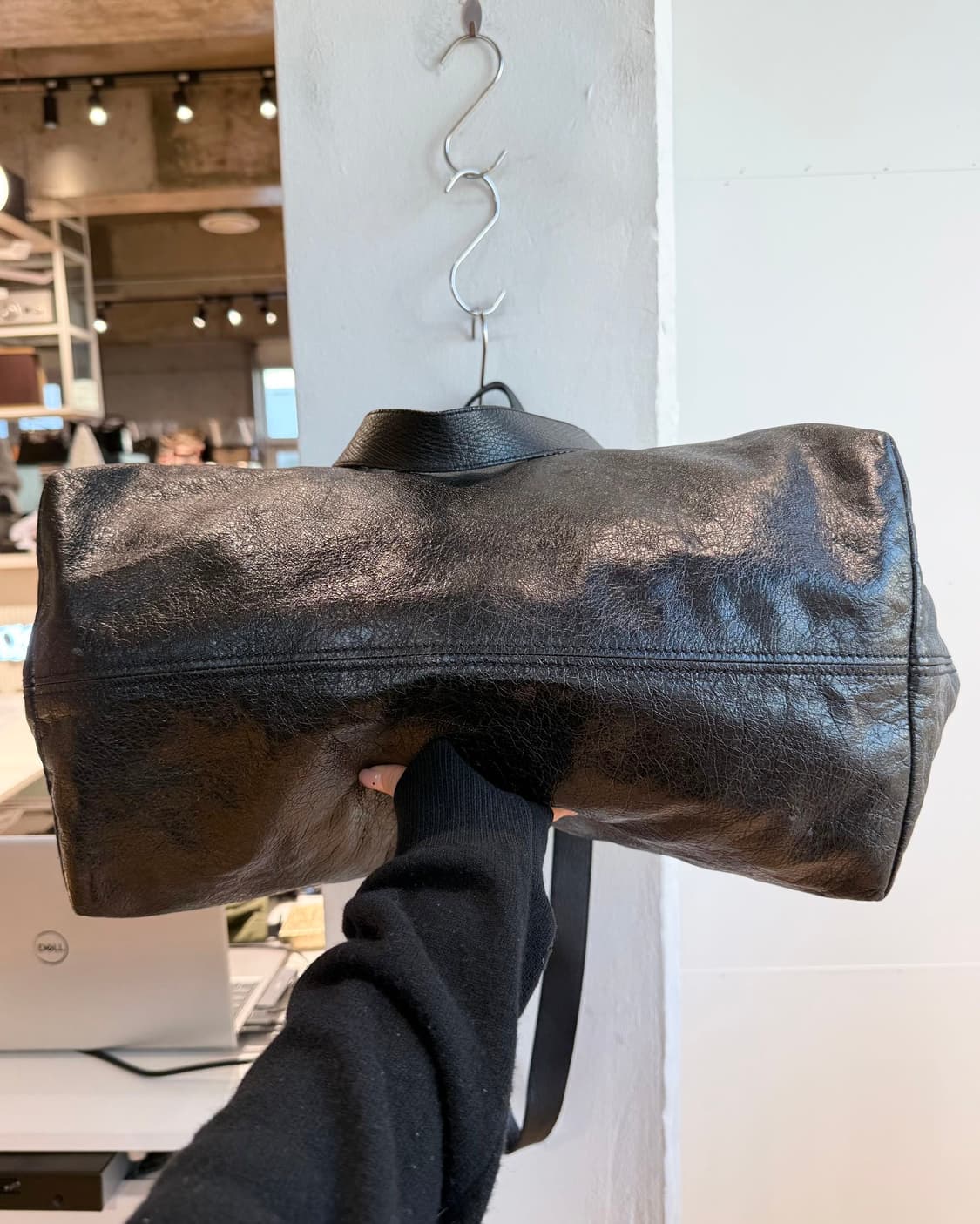 발렌시아가 블랙 캐리 쇼퍼 토트백  상품이미지7