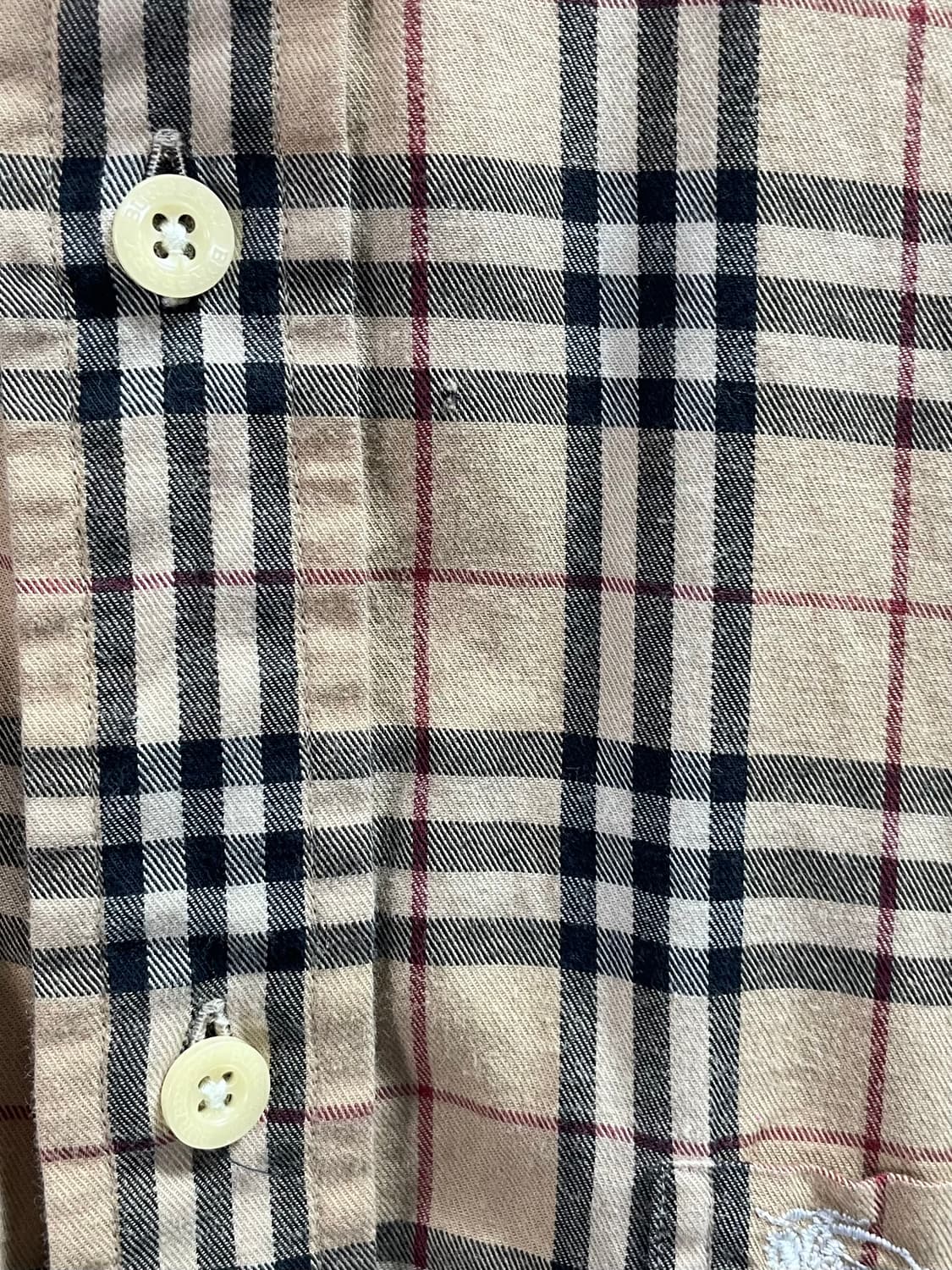 버버리 노바체크 셔츠 (on.116)   상품이미지4